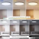 24W Smart LED Ceiling Light IP54 Tuya Zigbee WiFi RGBCW Dimmable Ultrathin Surface Mounting Lamp Alexa Google Home Voice