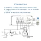 DC to DC 12V 30A smart Charger with Booster support Bluetooth app lithium battery Fully automatic charging temperature Charger