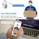 10X PTZ Zoom 4K 8MP Wifi E27 Bulb Security Baby Monitor Wireless Automatic Human Tracking Dual Lens Light Surveillance Cameras