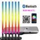 6Pack TL-130Pro Smart Synkitt APP Control Bluetooth Rgb Led Tube Light Bar With Case Color Change Neon Dj Party Events Light