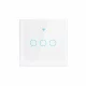 Wifi Smart Light Switch EU 86 Glass Screen Touch Panel Voice Control Wireless Wall Switches with Alexa Google Home 1/2/3/4 Gang