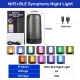 RGB Tuya Smart Night Light Bluetooth APP Remote Voice Control Dimmable Small Table Lamp Neon Symphony Music LED Ambient Light