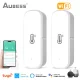 Aubess WiFi Temperature Humidity Sensor Indoor Smart Life Sensor Tuya Thermostat Hygrometer Sensor Works With Alexa Google