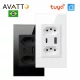 AVATTO Brazil WiFi Smart Wall Socket with Type-C USB Port individual Control,Tuya Smart Outlet Plug,Work for Alexa Google Home