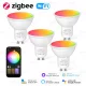 Ewelink GU10 Zigbee LED Bulbs Wifi Smart LED Light Bulb RGB CW WW Dimmable Spotlight Works With Alexa Google Yandex Smartthings