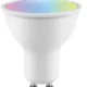 GU10 spotlight RGB+3CCT LED Smart WiFi+BLE dimmable mode APP control smart GU10 spot light