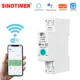 Top Vendor New Hot 1P+N WIFI Smart Time Switch Energy Meter KWH Monitoring Timer Relay TUYA Smartlife Current Protection 63A