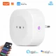 16A Chile Italy Smart Wifi Plug Tuya Smart Home Wireless Power Socket Outlet Home Appliance Timer Voice Control for Alexa Google