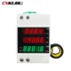 D52-2047 Household Smart Meter Power Meter Voltage Current Factor Detector Digital Display Rail 6 in 1