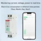 Zigbee TUYA WiFi Smart Circuit Breaker Over Current Under Voltage Protection Power Metering 1-63A Wireless Remote Control Switch