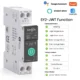 TUYA WIFI Smart Circuit Breaker With Metering 1P 50A 63A DIN Rail for Smart Home wireless Remote Control Switch by APP TONGOU