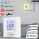 Tuya Zigbee Thermostat Smart Heating Battery For Water Gas Boiler Floor Heating Controller Alexa Google Home Assistant Alice