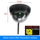 Creative Fake Dome Camera Simulated Flashing LED Deter Thief Wireless Dummy Camera Home Office Surveillance Security System