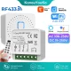 Tuya WiFi RF433 Smart Switch Module 16A AC/DC Smart Life Home Appliances Breaker Relay Timer Works with Alexa Google Home Alice