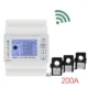 Three Phase Din Rail TUYA Smart Voltage Kwh Meter Consumption WiFi Energy Meter Real Time Electricity Monitor