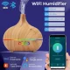 WiFi smart 550ML Electric Aroma Diffuser Essential Oil Diffuser Air Humidifier Ultrasonic Remote Control Mist Maker Home