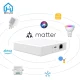 Zigbee Thread Matter Gateway Hub Socket Bulb Switch Breaker Homekit Smart Bridge WiFi Bluetooth Multi-model Alexa Google Echo