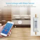 Tuya WiFi Intelligent Watervalve Dual-Band Flowrate Meter Mobilephone APP Control Home Water Management Device Compatible